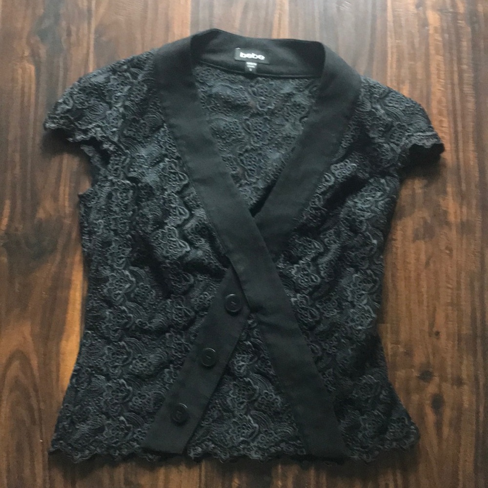 Bebe Lace Blazer